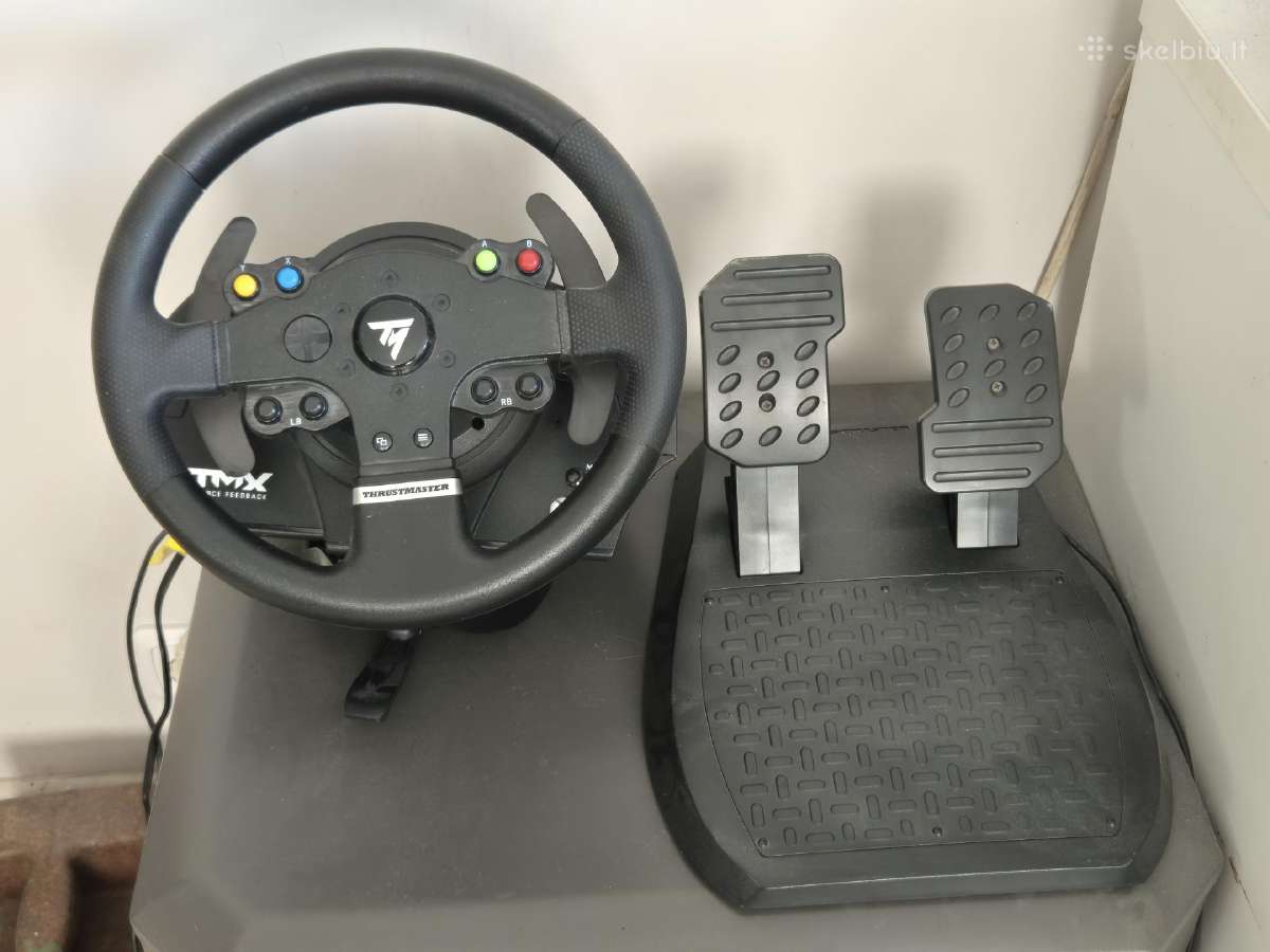 Thrustmaster Tmx žaidimu vairas + pedalai