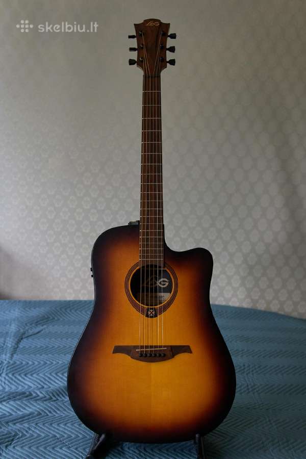 Parduodama Lag T70dce-brb elektroakustinė gitara