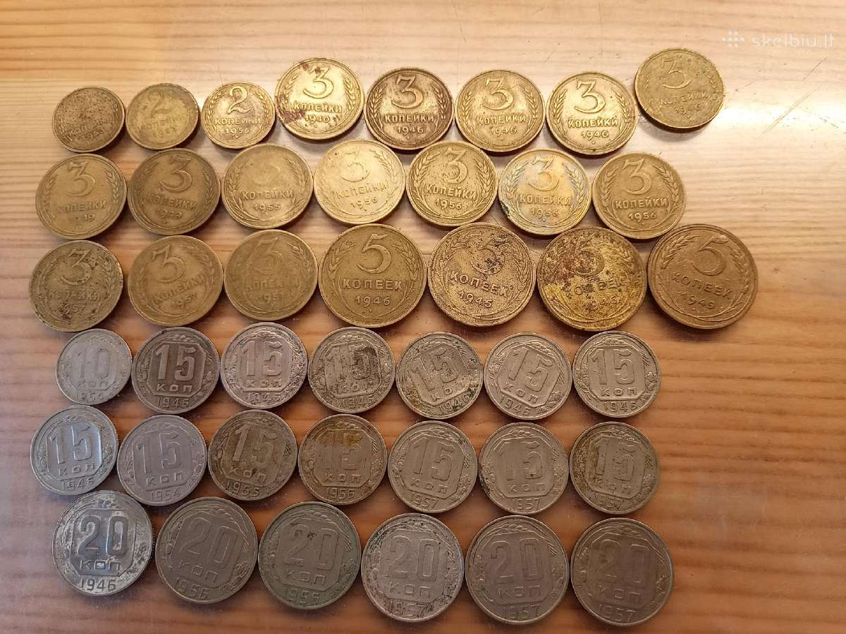 Monetos. Kapeikos iki 1957 m