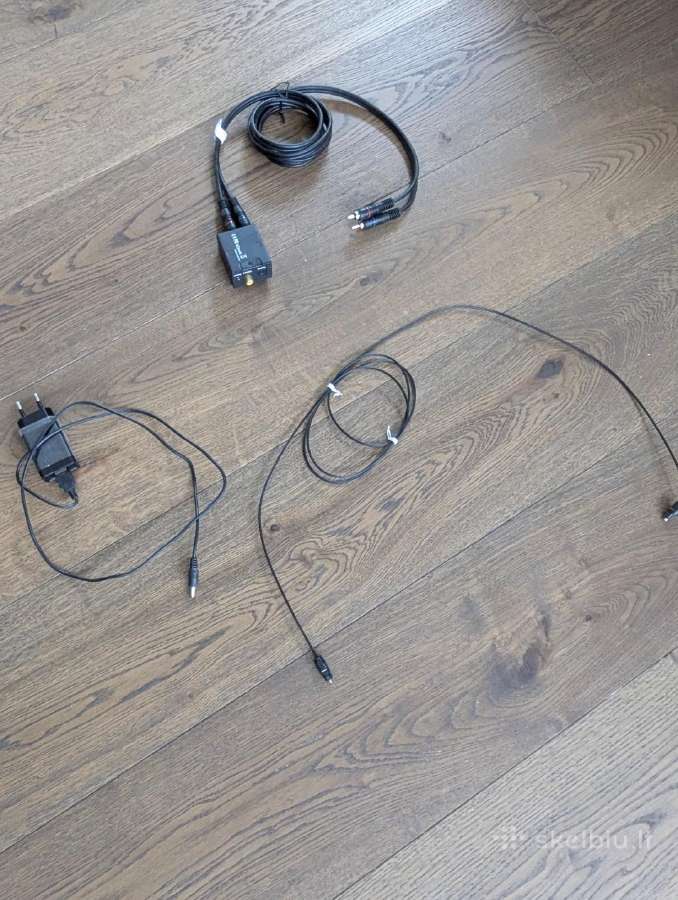 Audio video adapteris optinis laidas stiprintuvui