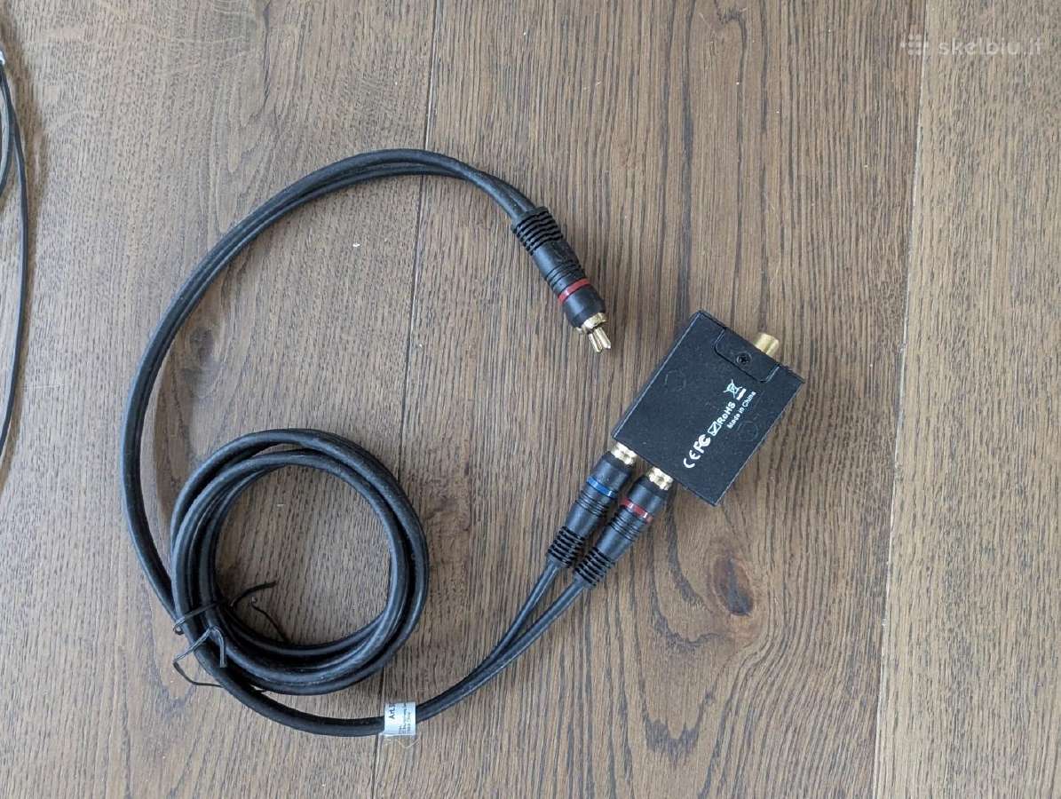 Audio video adapteris optinis laidas stiprintuvui - nuotraukos Nr. 3