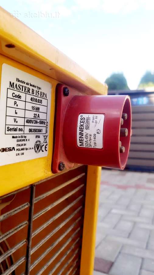 Elektrinis šildytuvas Master B 15 Epb - nuotraukos Nr. 6