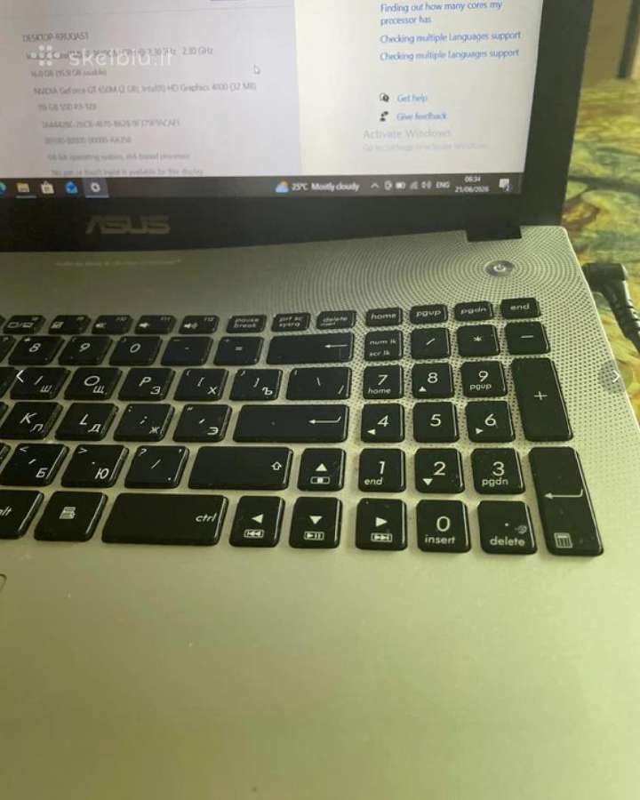 Asus Nv56vv Nesiojama kompiuteri - nuotraukos Nr. 4
