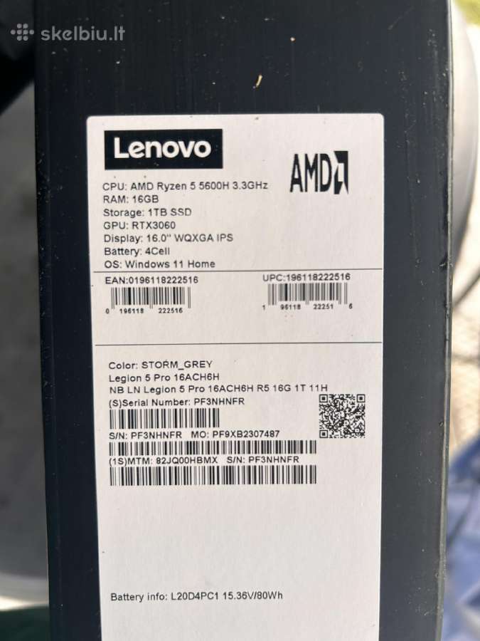 Lenovo legion 5 Pro