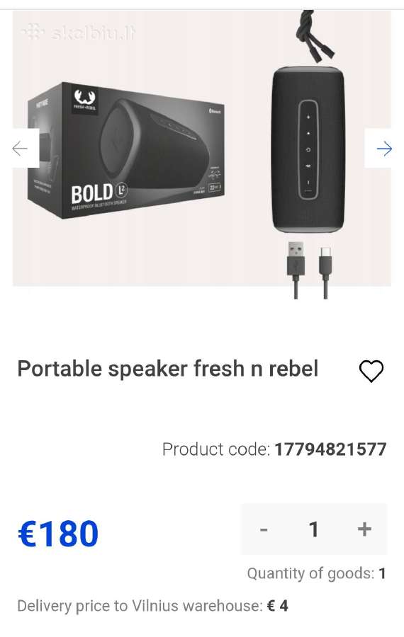 Naujo modelio Bang& Olufsen grupes Bluetooth kolon