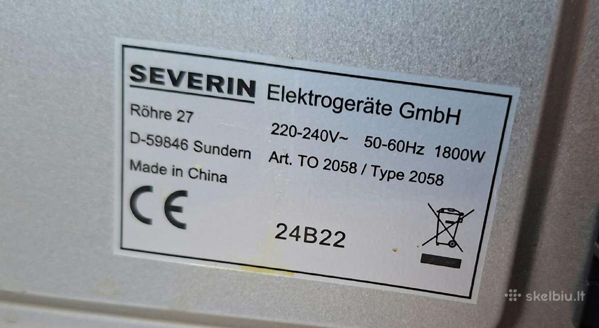 Severin T02058 Krosnelė - nuotraukos Nr. 4