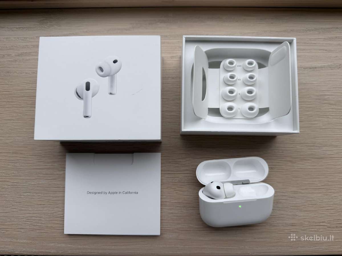 Airpods Pro 3 gen (Dėkliukas + kairė ausinė)
