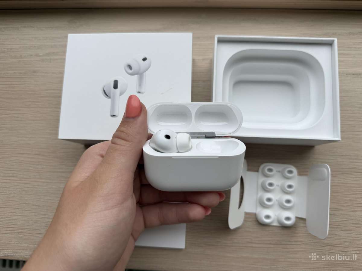 Airpods Pro 3 gen (Dėkliukas + kairė ausinė) - nuotraukos Nr. 3