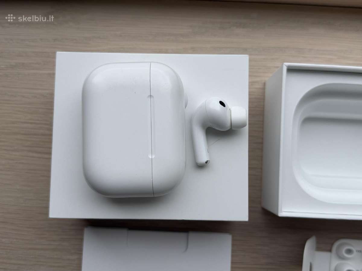 Airpods Pro 3 gen (Dėkliukas + kairė ausinė) - nuotraukos Nr. 4