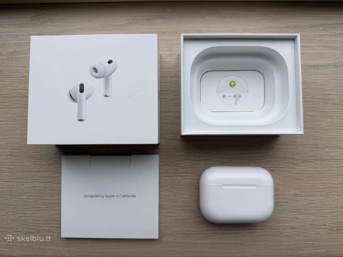 Airpods Pro 3 gen (Dėkliukas + kairė ausinė) - nuotraukos Nr. 9