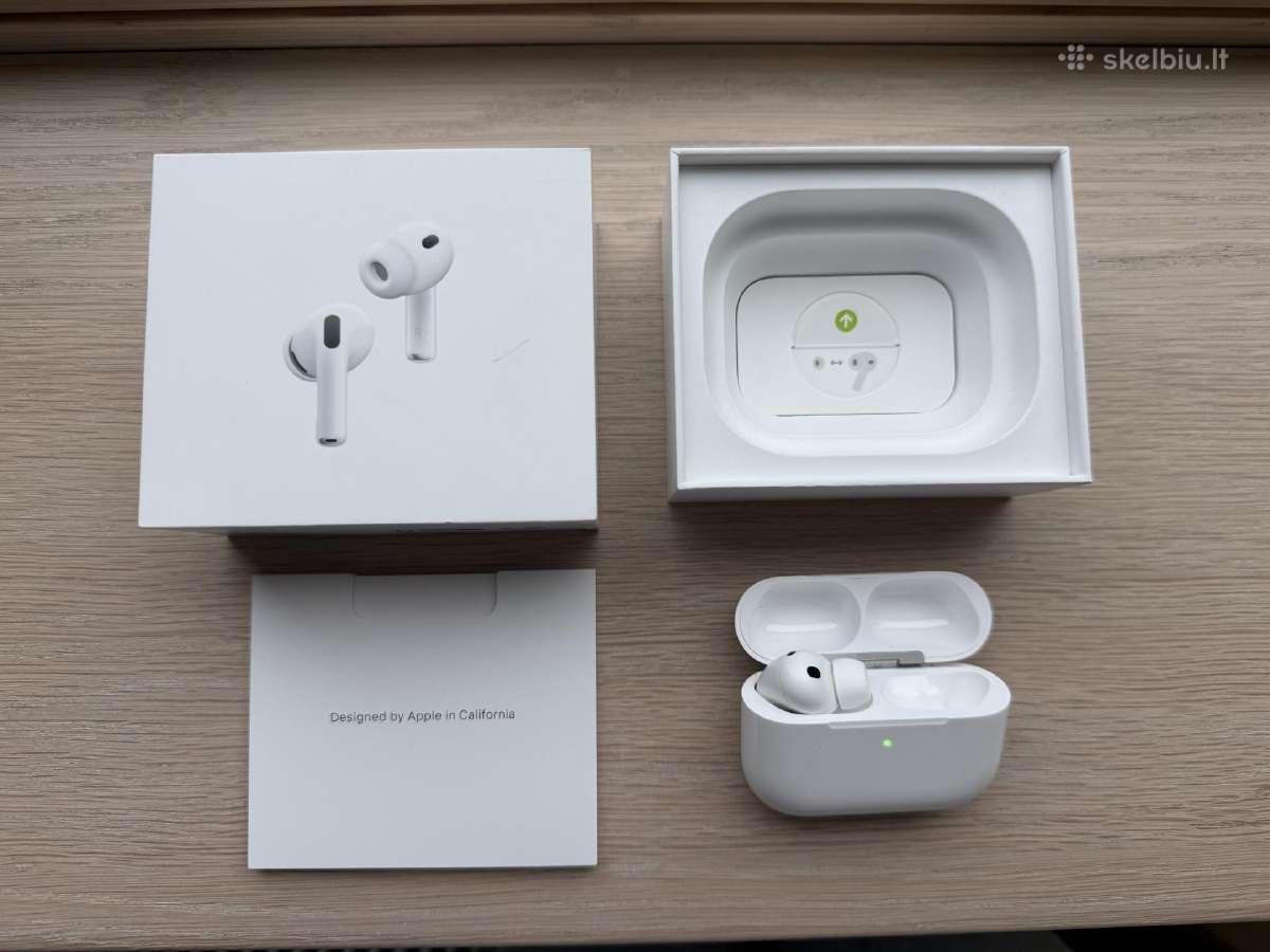 Airpods Pro 3 gen (Dėkliukas + kairė ausinė) - nuotraukos Nr. 10