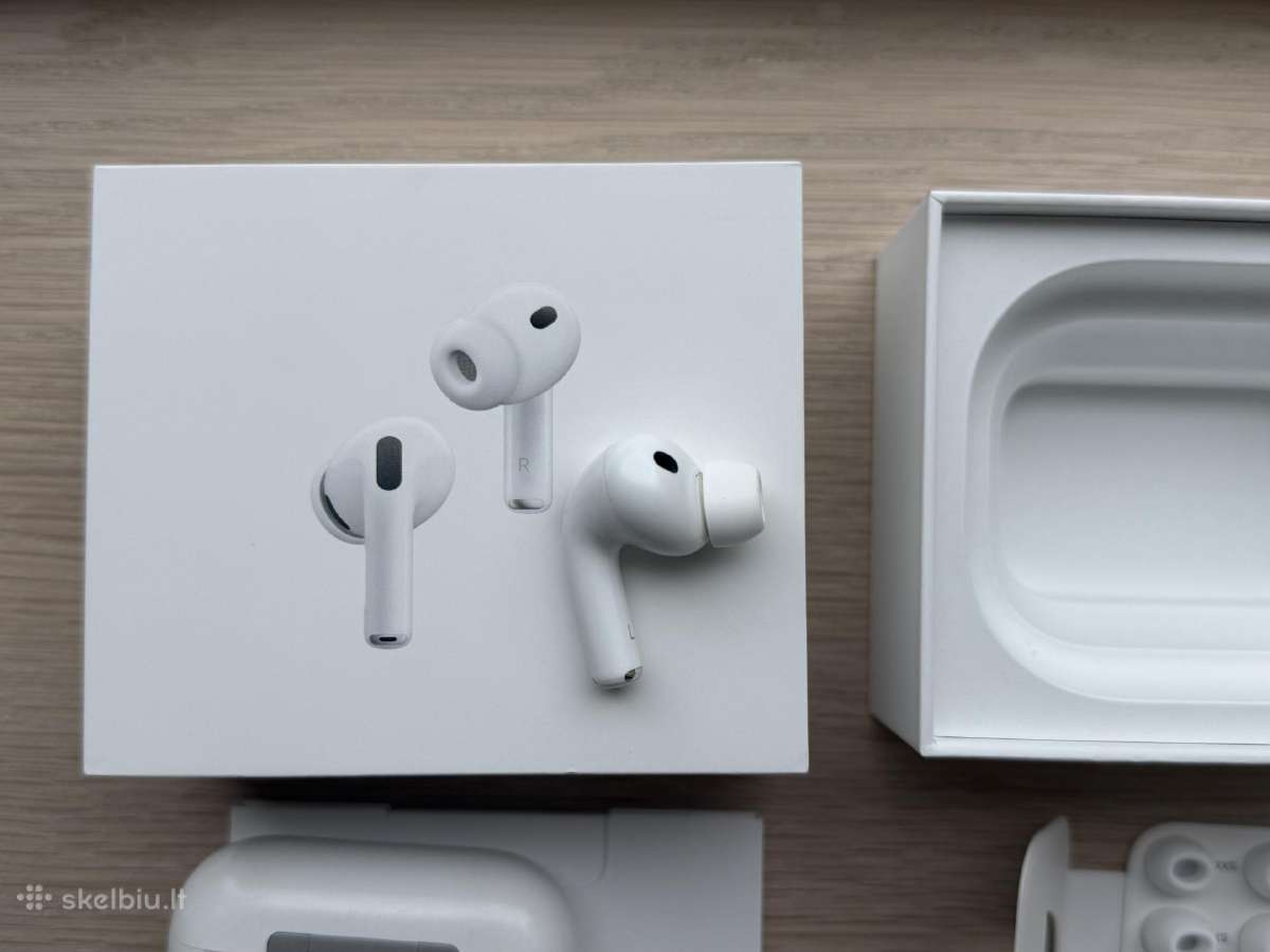 Airpods Pro 3 gen (Dėkliukas + kairė ausinė) - nuotraukos Nr. 12