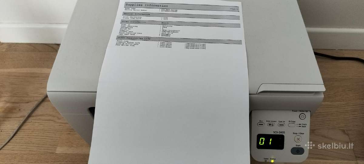 Samsung Scx-3405 daugfunkcinis įrenginys - nuotraukos Nr. 3
