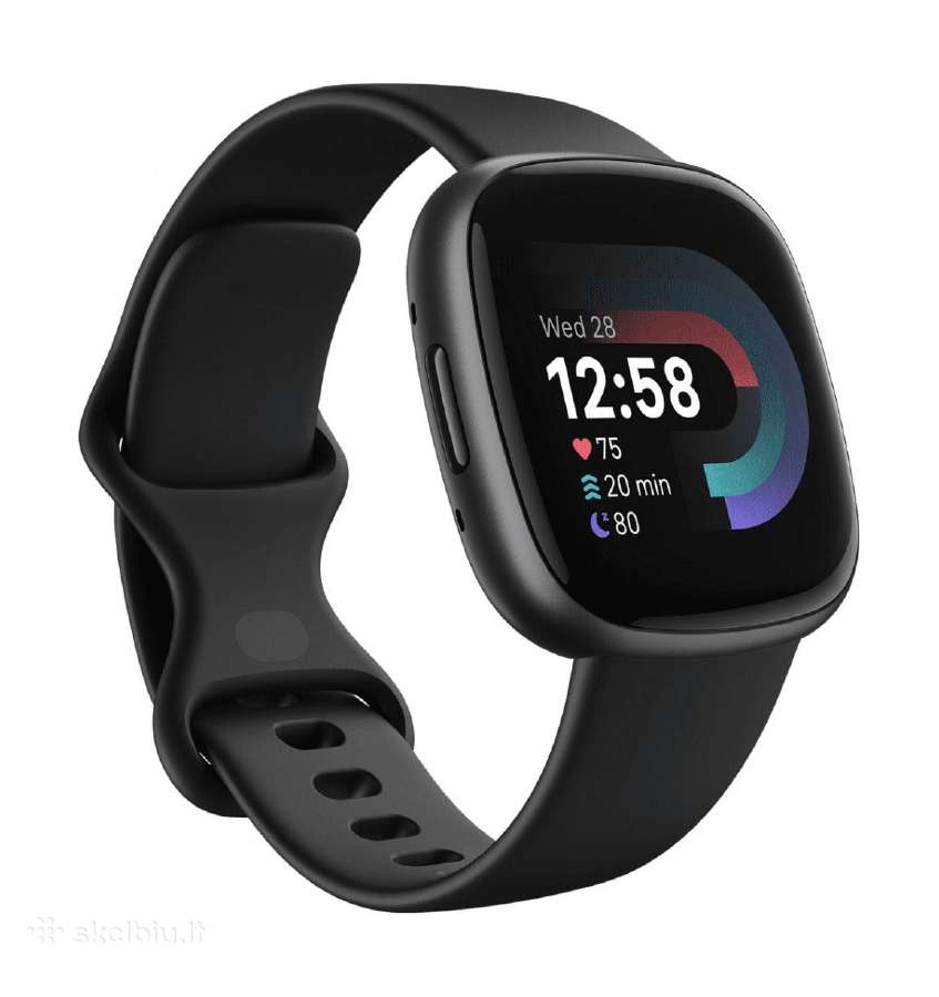Fitbit Versa 4 Graphite Black - nuotraukos Nr. 2