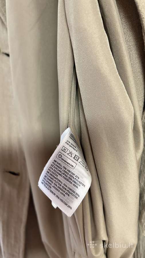 H&m lengvas vasarinis paltukas su dirželiu - nuotraukos Nr. 9