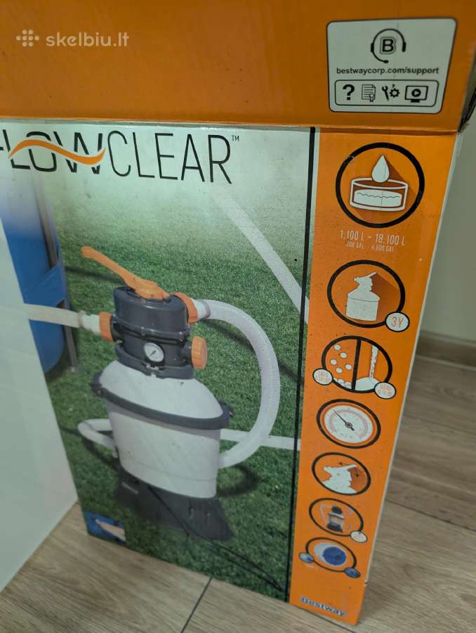 Bestway Flowclear Smėlio filtras su siurbliu