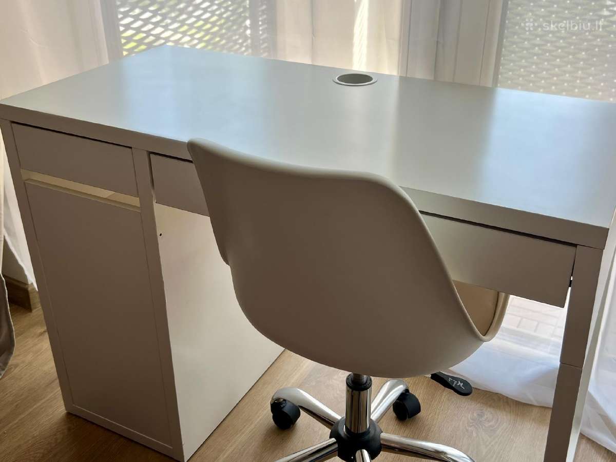 Rašomasis stalas Ikea Micke (105x50x75cm) + dovana