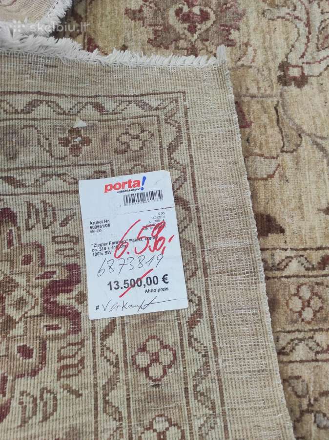 Pakistano kilimas „Ziegler Farahan“ (310x410 cm) - nuotraukos Nr. 4