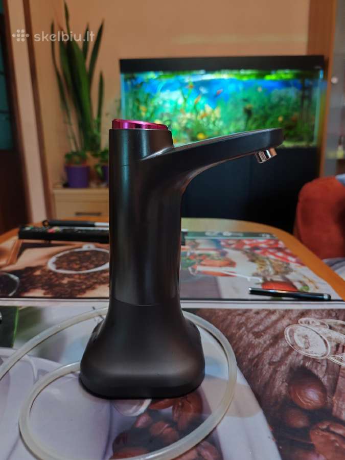 Usb įkraunamas elektrinis vandens dozatorius su st