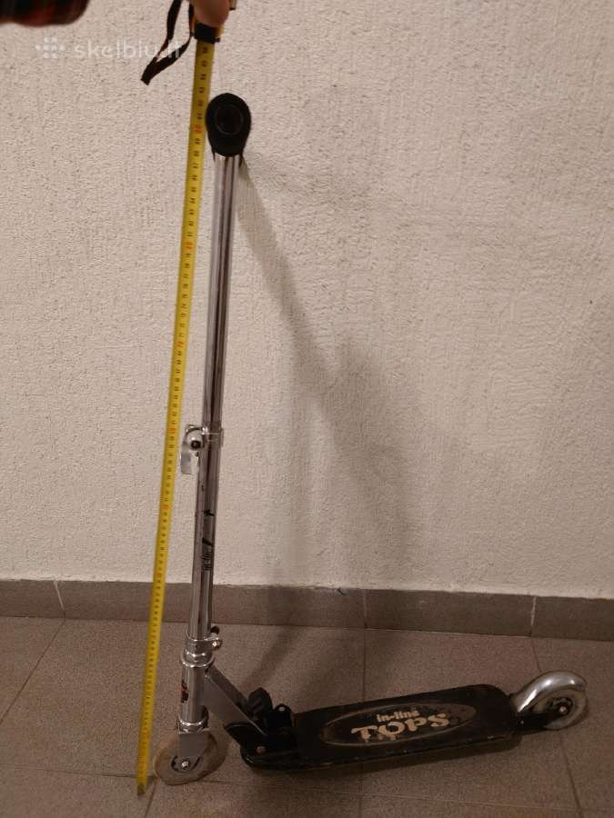 Paspirtukas. Tvirtas reguliuojamo aukščio rankena - nuotraukos Nr. 2