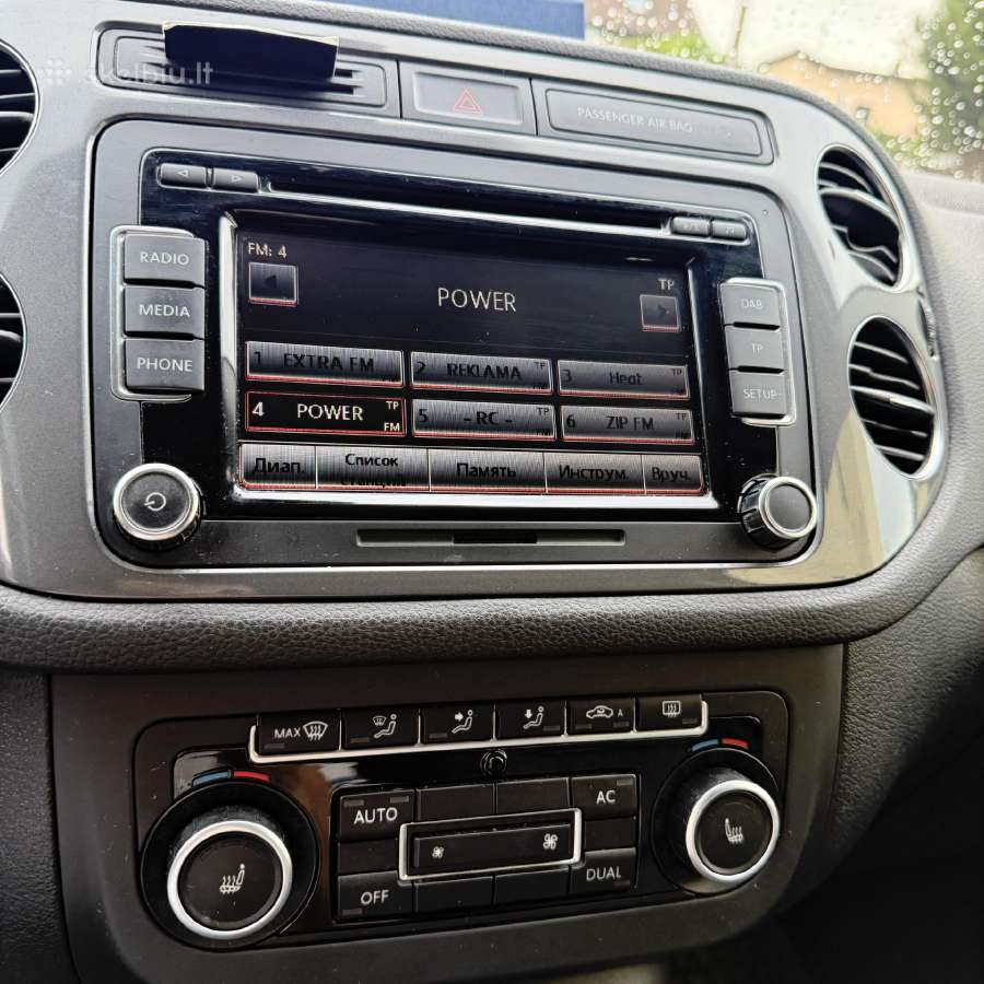 VW Tiguan 2.0 diesel, odinis salonas - nuotraukos Nr. 17