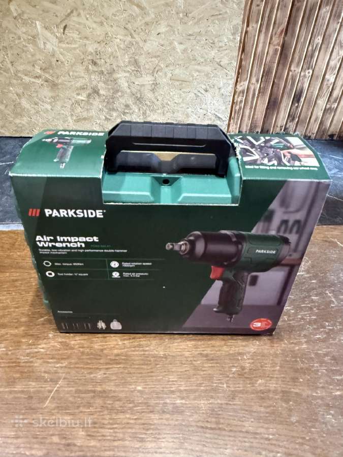 Naujas Parkside 1/2 pneumatinis smūginis veržlias