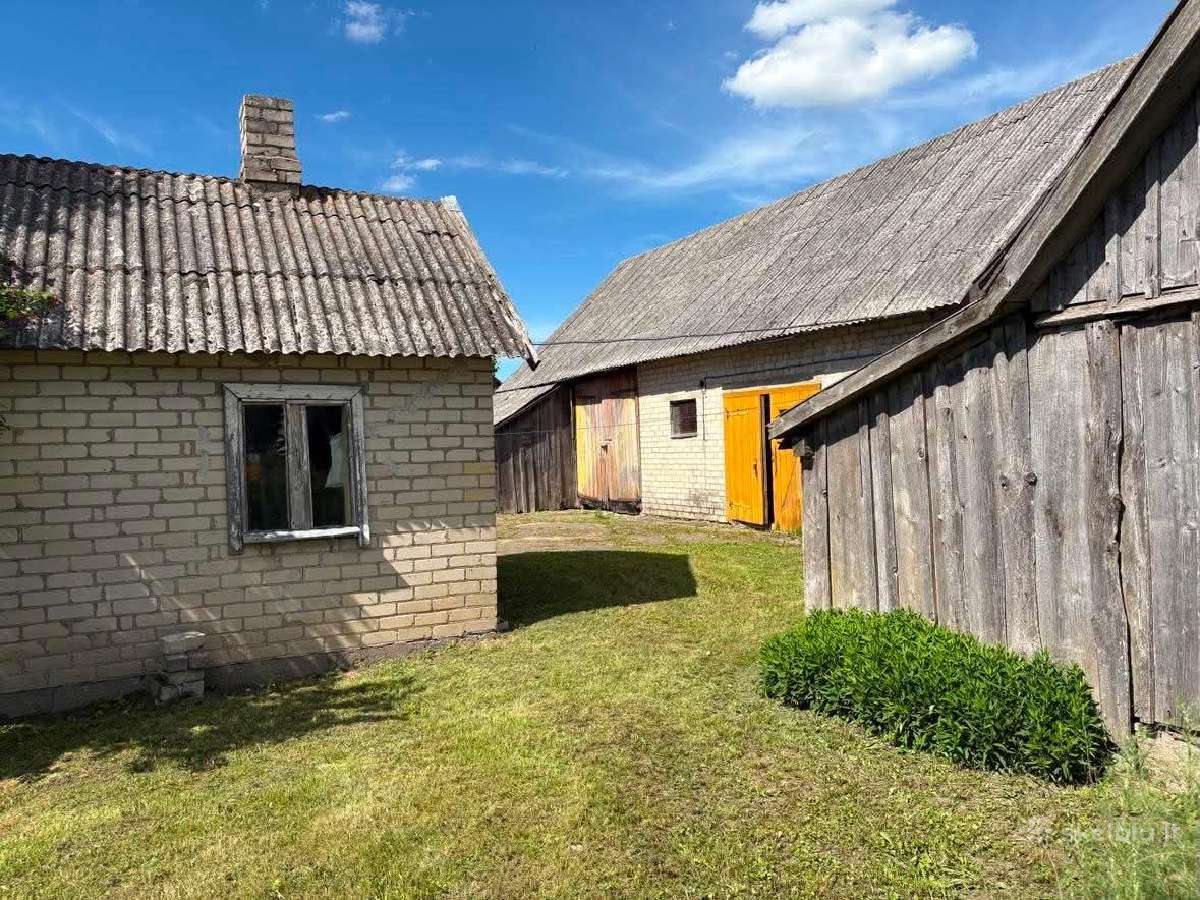 Raseinių r. Didžiulių k. mūrinį namą su ūkiniais p - nuotraukos Nr. 15