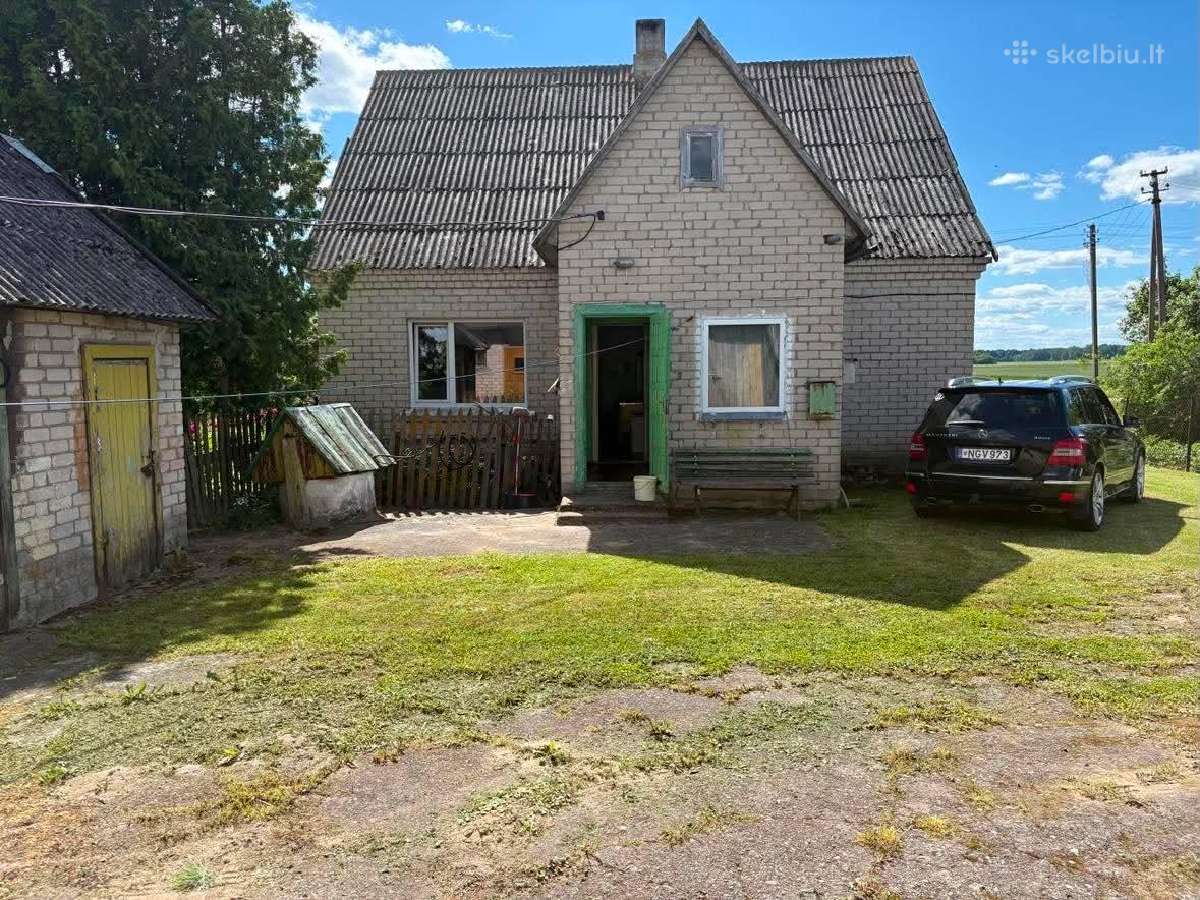 Raseinių r. Didžiulių k. mūrinį namą su ūkiniais p - nuotraukos Nr. 6