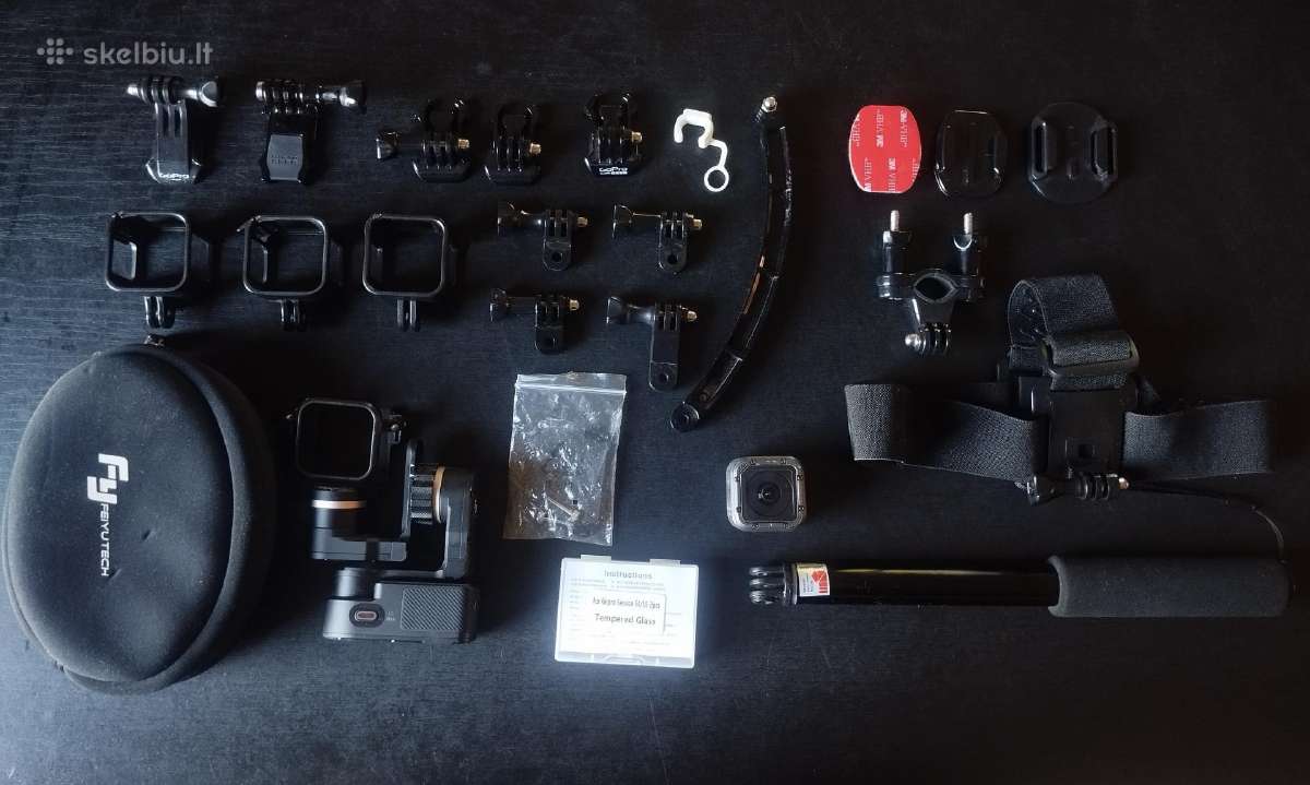 Gopro Hero5 Session + Feiyu Wg2 stabilizatorius
