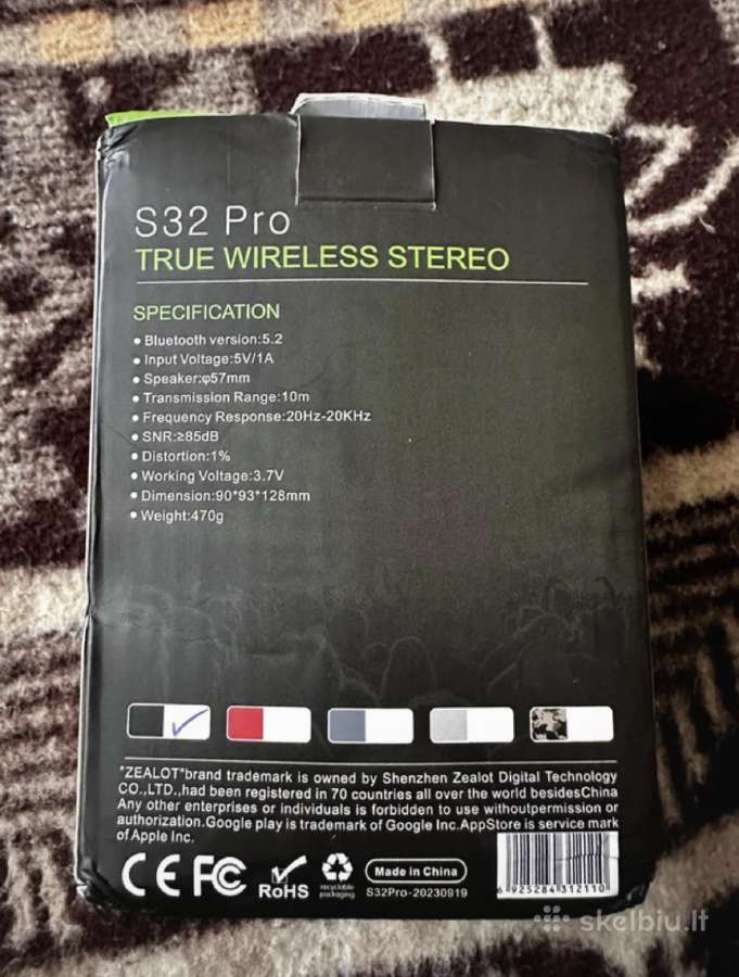 Kolonėlė Zealot S32 pro nauja - nuotraukos Nr. 2
