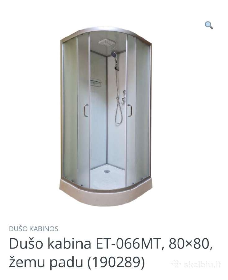 Nauja dušo kabina