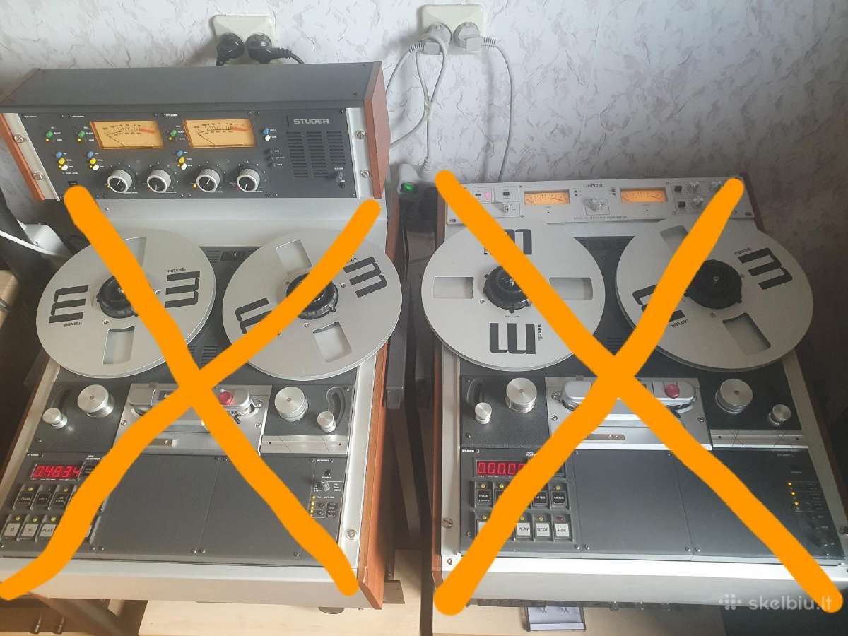 Parduoti juostiniai magnetafonai Studer A810