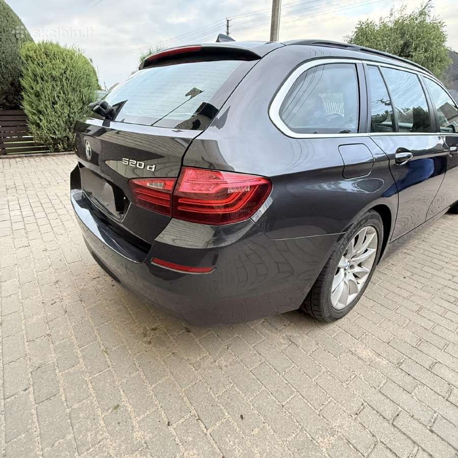 Bmw 520d odinis salonas - nuotraukos Nr. 8