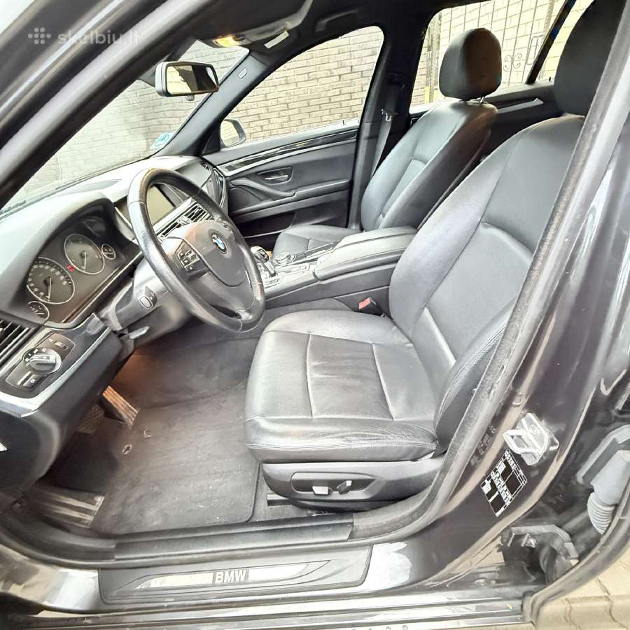 Bmw 520d odinis salonas - nuotraukos Nr. 9