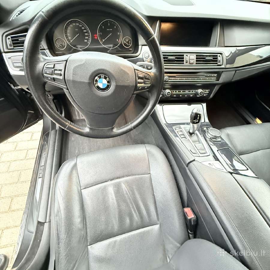 Bmw 520d odinis salonas - nuotraukos Nr. 10