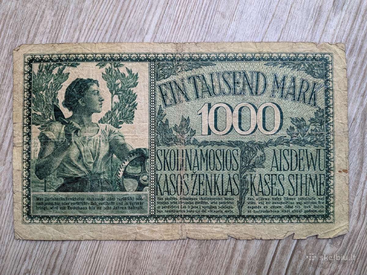 1000 ost-markiu 1918 (Lietuviški) - nuotraukos Nr. 2
