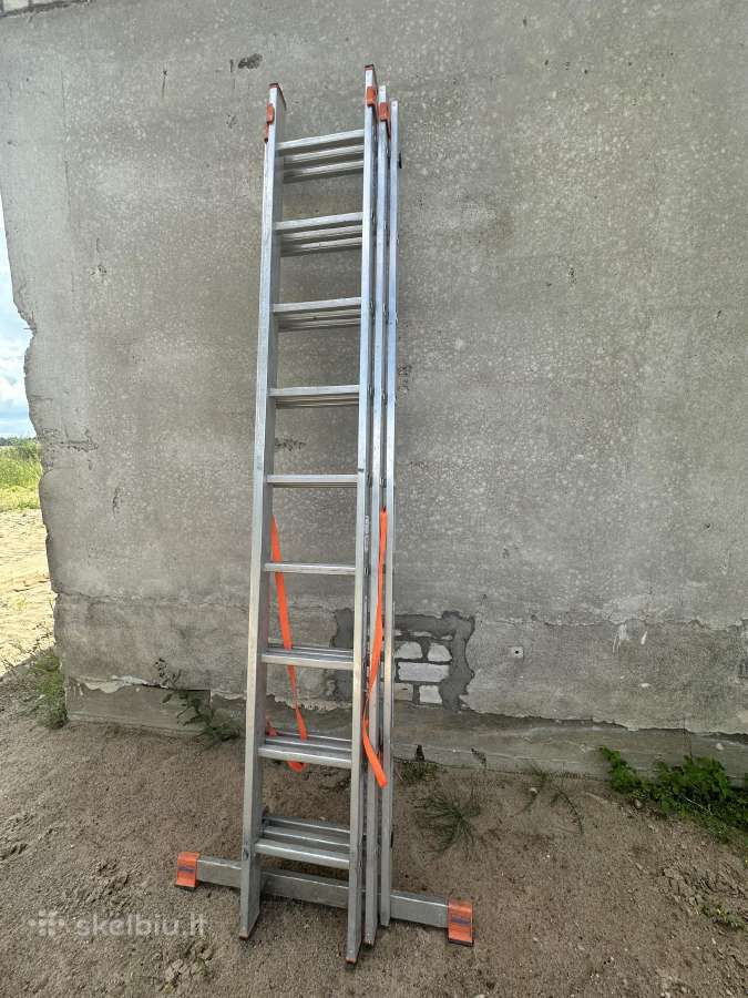 Kopėčios Krause darbinis aukštis 6,85m