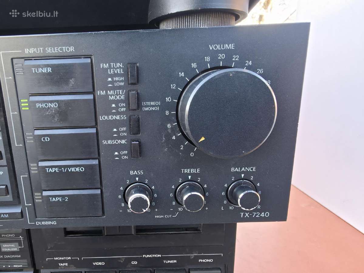 Stiprintuvas onkyo, pioneer resyveris,