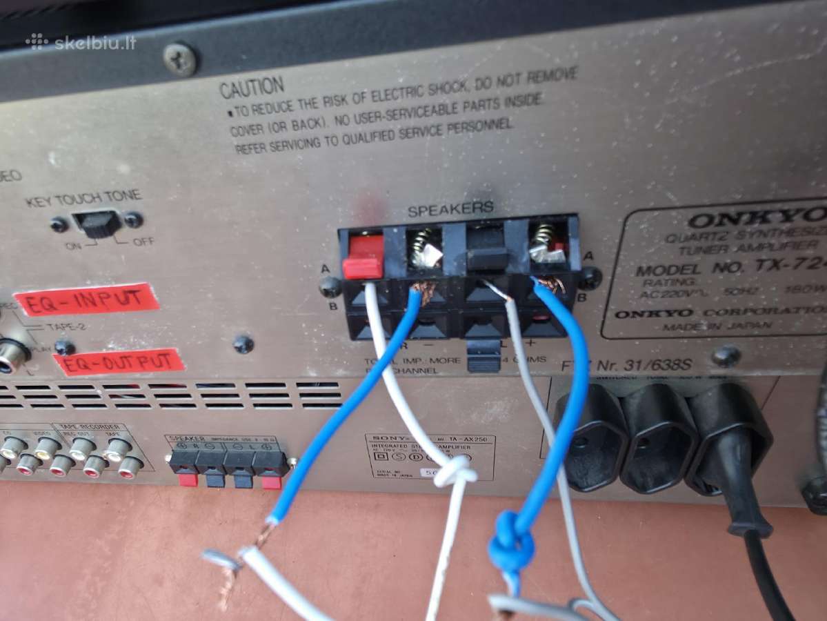 Stiprintuvas onkyo, pioneer resyveris,yamaha sett - nuotraukos Nr. 3