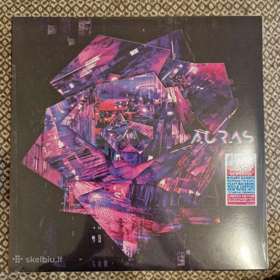 Auras - Binary Garden / Vinyl Lp on Purple W/ Pink - nuotraukos Nr. 2
