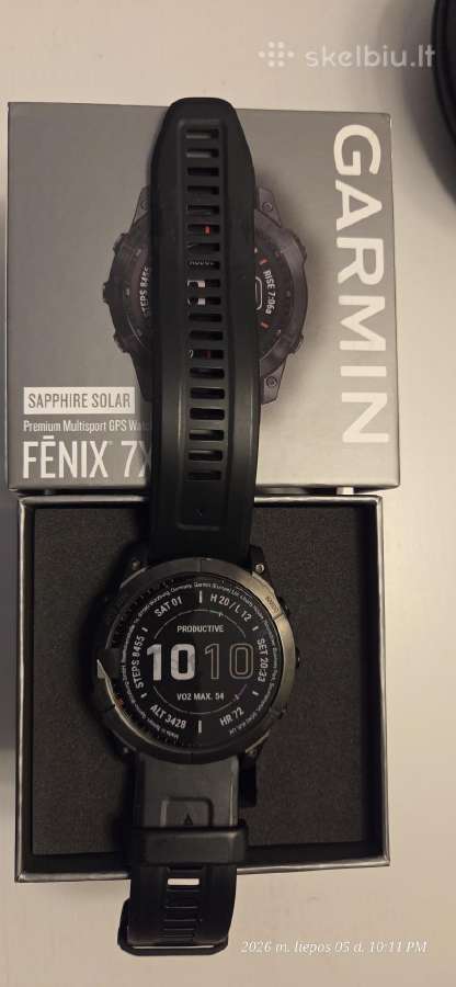 Laikrodis fenix 7x Sapphiresolar
