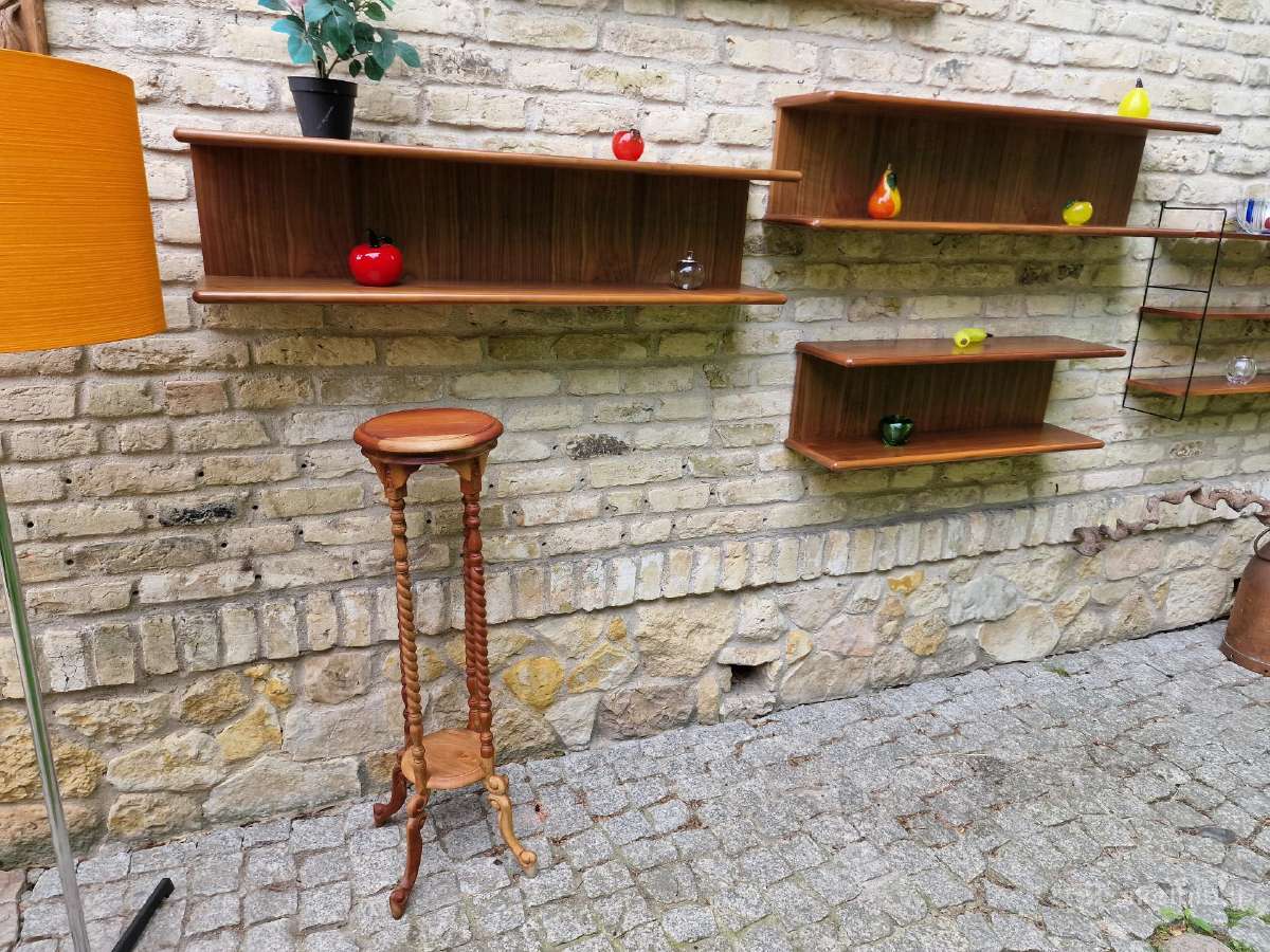 Vintažinės mid century tikmedžio lentynos - nuotraukos Nr. 27