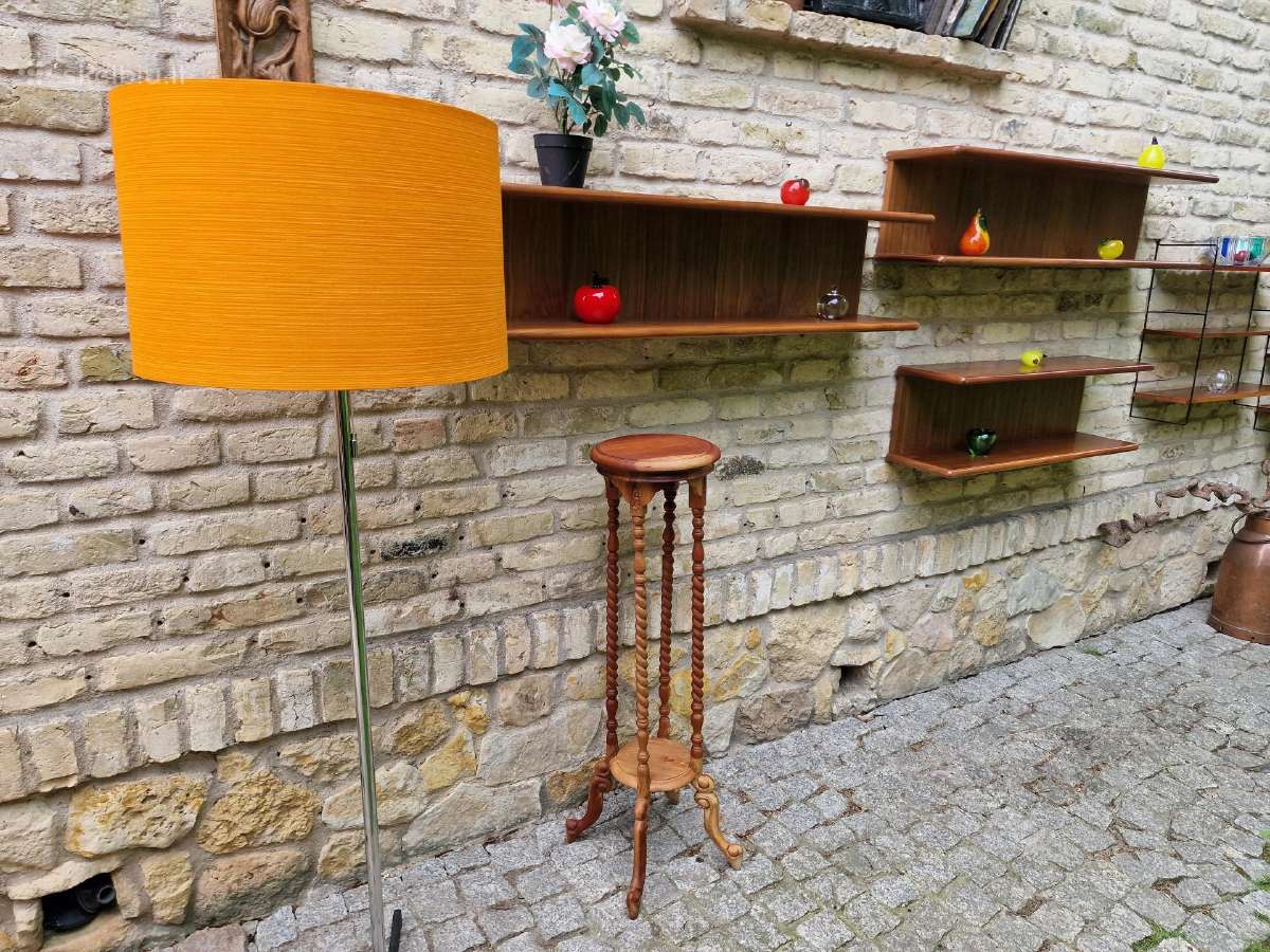 Vintažinės mid century tikmedžio lentynos - nuotraukos Nr. 30