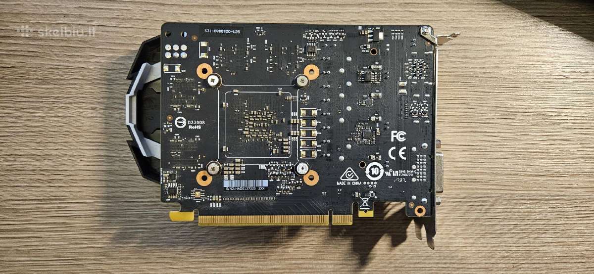 Msi Nvidia Geforce Gtx 1050 - nuotraukos Nr. 2