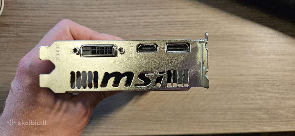 Msi Nvidia Geforce Gtx 1050 - nuotraukos Nr. 3