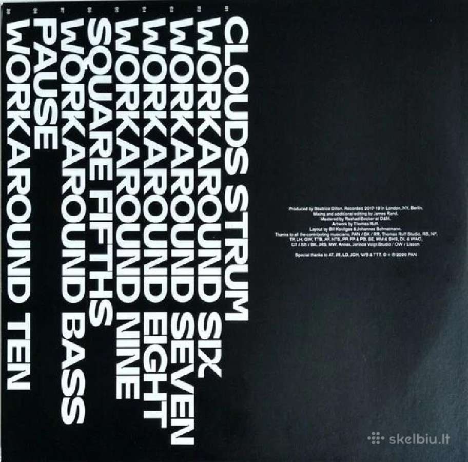 Beatrice Dillon - Workaround / Vinyl Lp limited on - nuotraukos Nr. 7