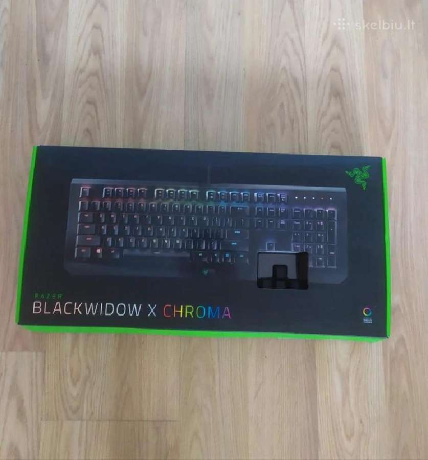 Razer blackwidow x chroma žaidimų klaviatūra