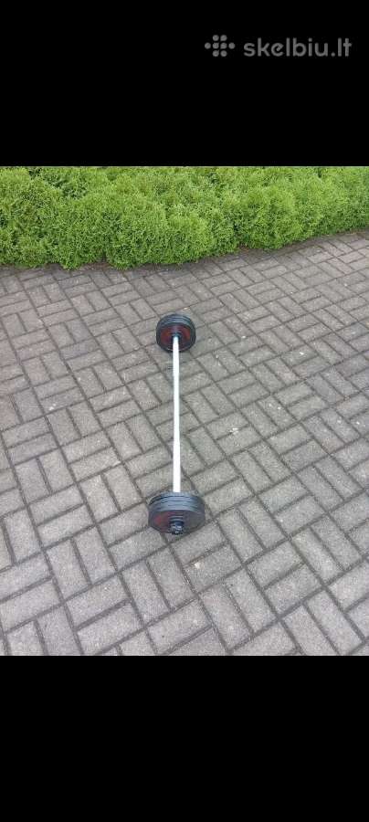 Gera originali štanga metaliniai blynai 35e./26kg.