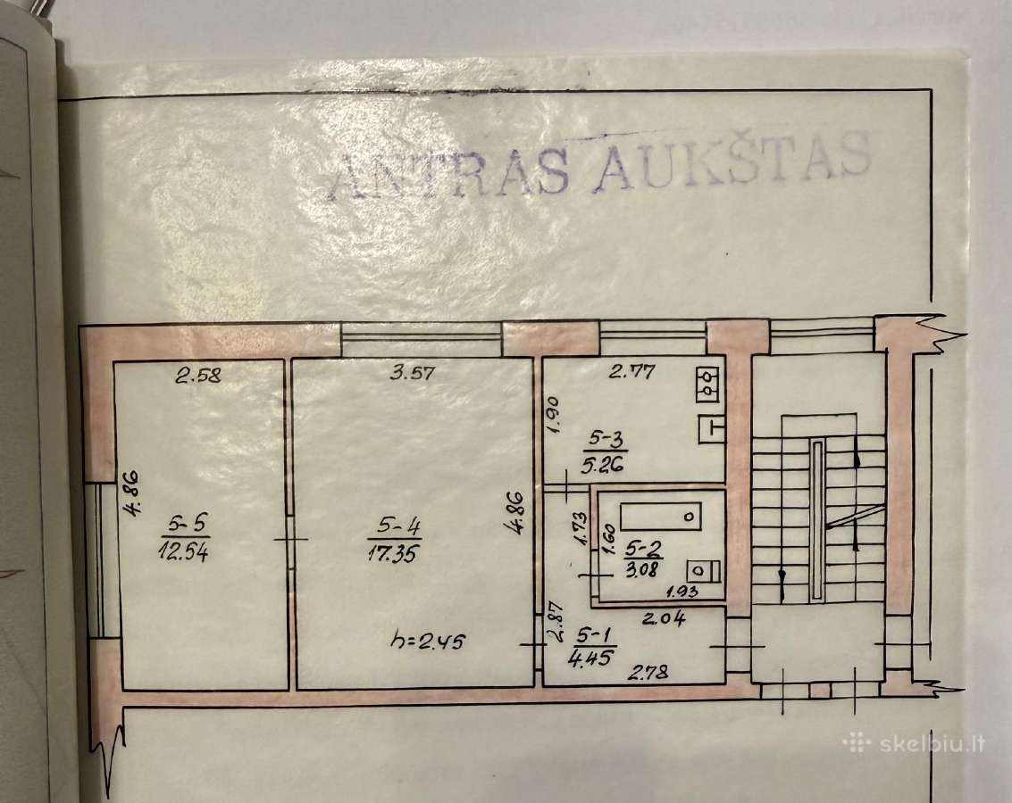 2 kambarių butas renovuotame name - nuotraukos Nr. 8