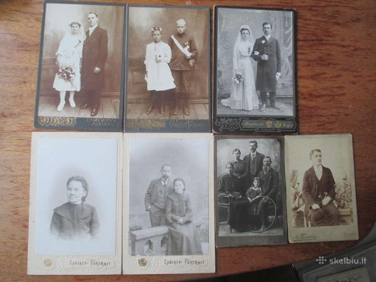 19 a. pab., 20 a. prad. Vilniaus portretinės foto